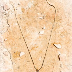 Gold with Sterling Silver Jerusalem Cross