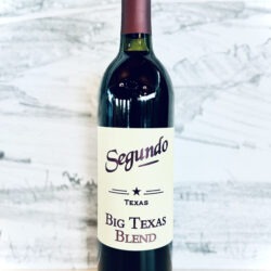 Segundo Texas Big TX blend - Dry Red Wine